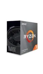 R$649,00 - AMD Ryzen 3 3100 3.6GHz (3.9GHz Turbo), 4-Cores 8-Threads, Cooler Wraith Stealth, AM4, 100- 100000284BOX