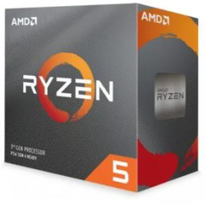 Processador AMD Ryzen 5 3600 3.6GHz (4.2GHz Turbo), 6-Cores 12-Threads, Cooler Wraith Stealth, AM4, 100-100000031BOX, S/ Video - R$1189