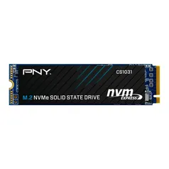 SSD PNY CS1031 2 TB, M.2 2280 PCIe Gen3x4, NVMe 1.4, Leitura: 2400 MB/s e Gravação: 1750 MB/s, Preto - M280CS1031-2TB-CL