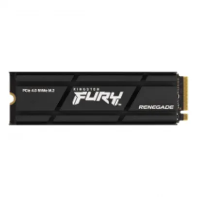 SSD Kingston Fury Renegade, 1TB, M.2 NVMe, 2280, Leitura 7300MBs e Gravação 6000MBs, Com Dissipador, SFYRSK/1000G