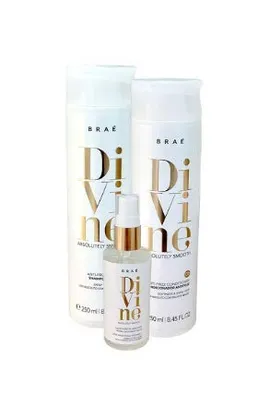 Braé Divine Kit Shampoo, Condicionador E Mascara