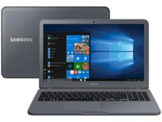 Notebook Samsung Core i5-8250U 8GB 1TB Placa de Vídeo 2GB Tela 15.6” Windows 10 Expert X40 NP350XAA-XD1BR - R$2370