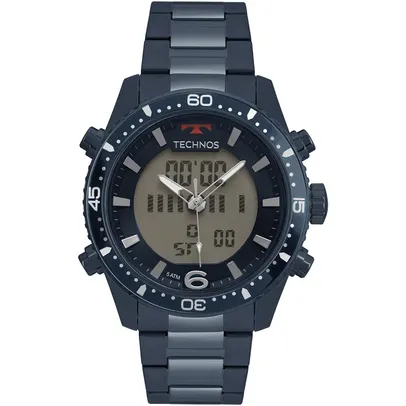 [AME R$465] Relógio Technos Masculino Ts Anadigi Azul - BJK203AAE/4A | R$528