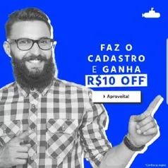 [Facebook] R$ 10 OFF Cadastrando email