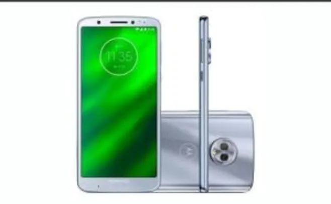 Smartphone Motorola Moto G6 Plus, 64GB, 12MP, Tela 5.9´, Topázio - XT1926 - R$819