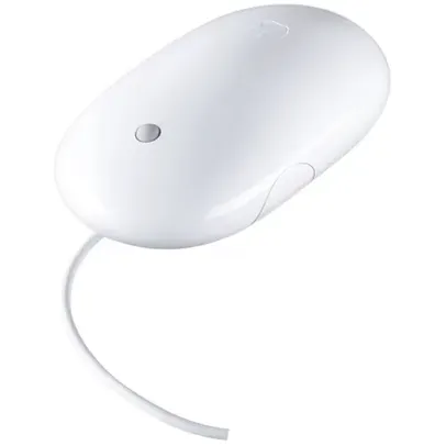 Mouse Apple Wired Mighty, com fio Scroll Ball