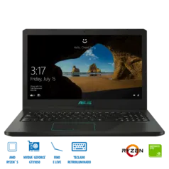 Notebook ASUS M570DD-DM122T Preto | R$3900