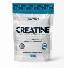 Creatina 100% Monohidratada 500g Pouch - Alpex Nutrition