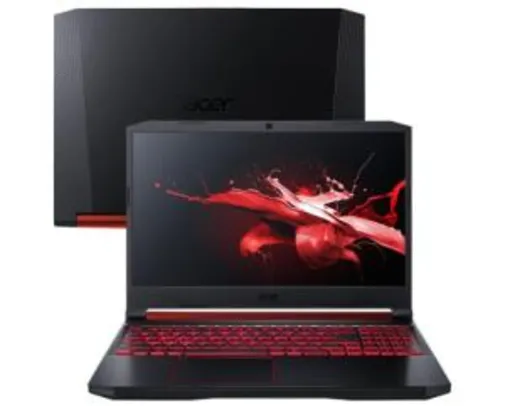 Notebook Gamer Acer NVIDIA GeForce GTX 1650 AMD Ryzen 8GB 1TB 128GB SSD Aspire Nitro 5 | R$5140