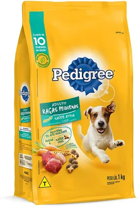 [PRIME] Ração para cachorros adultos [Pedigree] - Raças pequenas (1kg) | R$10