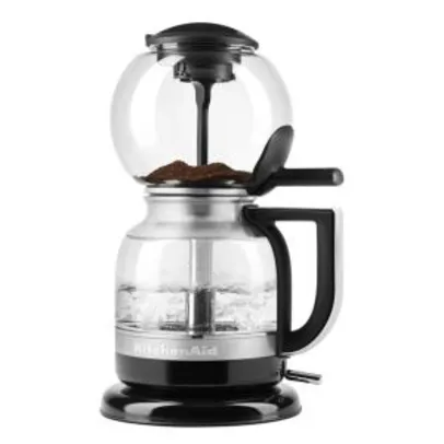 Cafeteira de Sifão KitchenAid 24 Xícaras Jarra de Vidro Preta - R$449,10