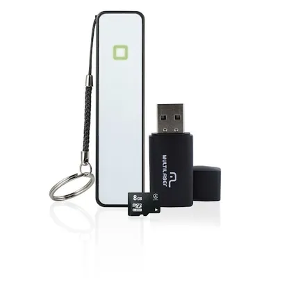 Kit Smartphone: Power Bank+Pendrive+Cartao De Memoria Cl4 8Gb