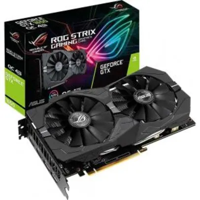 Placa de Vídeo Asus GeForce GTX 1650 Rog Strix Gaming OC, 4GB GDDR5, 128Bit, ROG-STRIX-GTX1650-O4G-GAMING