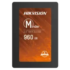 SSD Hikvision Minder, 960GB, Sata III, Leitura 550MBs e Gravação 480MBs, HS-SSD-Minder(S)/960G