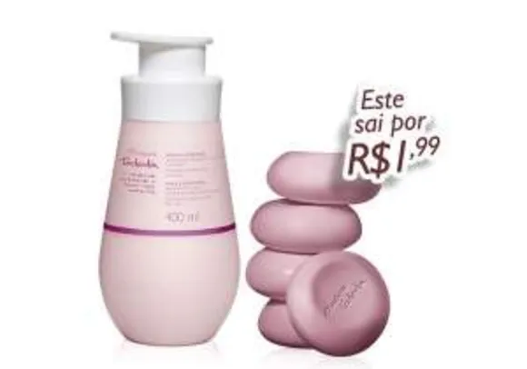 [Natura] Kit Natura Tododia Amora e Amêndoas - Desodorante Hidratante + Sabonete em Barra por R$ 39
