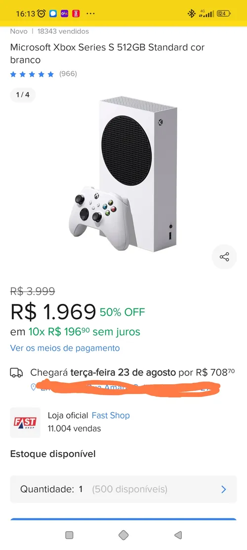 Imagen na descrição da promoção