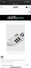 Tênis Couro adidas Originals Superstar Branco/Pret - R$300