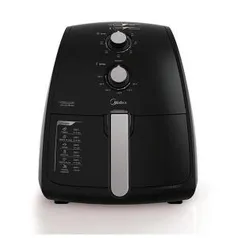 [À VISTA] Fritadeira Elétrica sem Óleo/Air Fryer Midea 4L Preta 110V | R$378