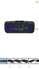 Teclado Gamer Fortrek Pro K1, RGB, Preto