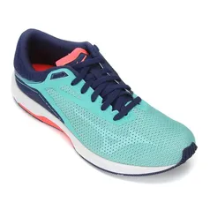 Tênis Mizuno Wave Sonic Feminino - Azul Turquesa+Marinho | R$175