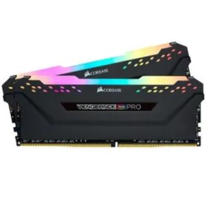 Memória Corsair Vengeance RGB Pro, 16GB (2x8GB), 3600MHz, DDR4, CL18 R$749