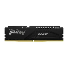 Memória Kingston Fury Beast XMP, 8GB, 6000MT/s, DDR5, CL30, DIMM, Preto - KF560C30BB-8