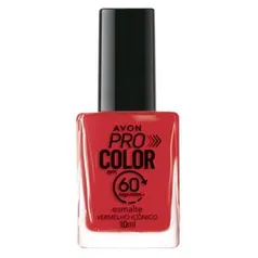 Esmalte Avon Pro Color 10ml - Vermelho Icônico