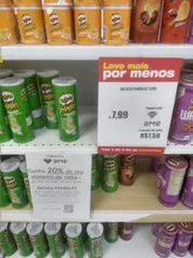 [LOJA FISICA AMERICANAS] (R$6,40 ame) Batata Pringles R$8