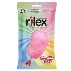 Preservativo Rilex Algodão Doce c/ 3 Camisinhas