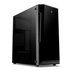 GABINETE GAMER MANCER ARES LATERAL ACRILICO PRETO, MCR-AR01-FL | R$160