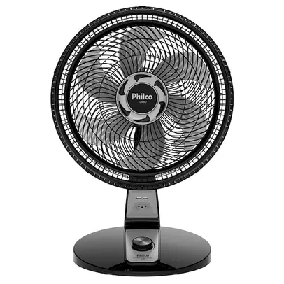 Ventilador de Mesa Philco Turbo Connect PVT400P 47cm com 6 Pás, 3 Velocidades e 2 Entradas USB 220V