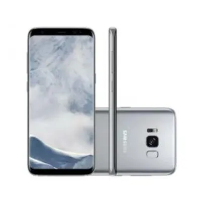 Smartphone Samsung Galaxy S8 64GB Prata Dual Chip - 4G Câm. 12MP + Selfie 8MP Tela 5.8" Quad HD - R$2089