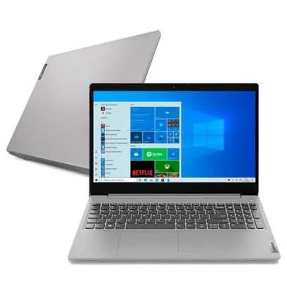 Notebook Lenovo Ultrafino Ideapad S145, Ryzen 5-3500U, 8GB, 256GB SSD M.2 NVM4e, 15.6