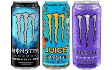 Energético Monster 3un (Vários sabores)| R$5.09 cada
