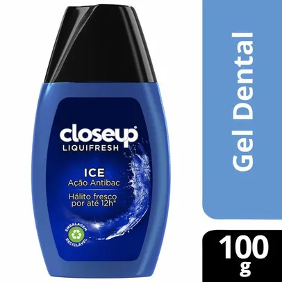 Creme Dental Em Gel Closeup Liquifresh Ice 100g R$2