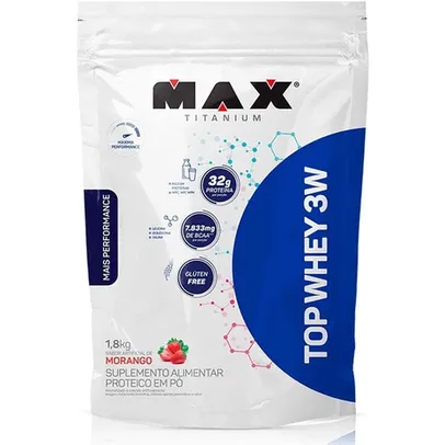 [AME R$146,88] Whey 3w - 1.800g Chocolate - Max Titanium