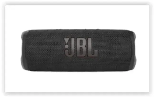 Caixa de Som Portátil JBL Flip Essential 2, 20 RMS, Bluetooth, USB-C, À prova d'água, Preto - JBLFLIPES2