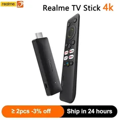 [Taxa Inclusa/Moedas] Realme Google TV Stick 4K 