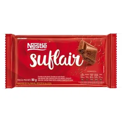 [PRIMEIRO PEDIDO] (3 unidades) Chocolate Suflair ao Leite Nestlé - 80g. Valor de R$3,96 com o cupom.