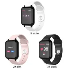 B57 Smart Watch Waterproof Heart Rate Monitor | R$193