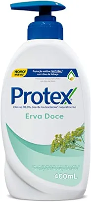 Sabonete Líquido Antibacteriano para as Mãos Protex Erva Doce 400ml