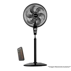 Ventilador de Coluna Mallory Air Timer TS+ 40cm, 3 Velocidades, Preto/Grafite