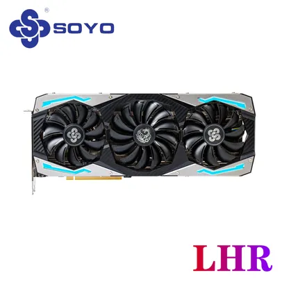 Placa de video SOYO Full New RTX 3060 12GB  GDDR6 GPU NVIDIA 