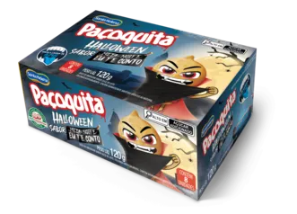 Paçoquita Halloween Rolha Meia Noite Eu Te Conto Display De 120G Com 8 Unidades