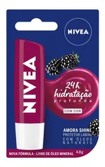 Protetor Labial Nivea Amora Shine 4,8g | R$10