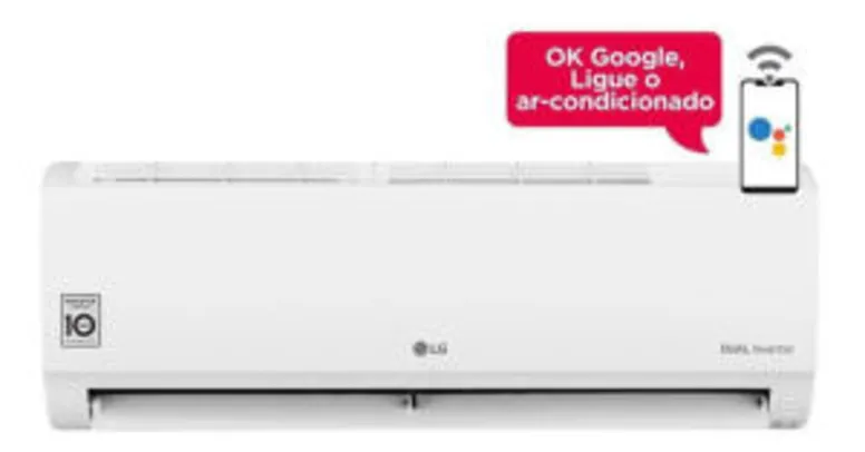 Ar-condicionado Split LG Dual Inverter Voice 9.000 Btus Q/F | R$1949