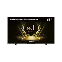 (AME 3.059,36) Smart TV QLED 65 4K Toshiba 65M550LS VIDAA 3 HDMI 2 USB Wi-Fi fullarray