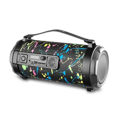 Caixa de Som Portátil Pulse Bazooka Paint Blast I SP361- 80W