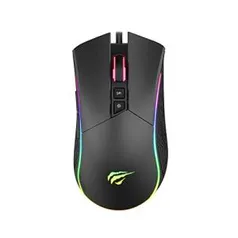 Mouse HAVIT HV-MS1001 Gamer RGB 4800 DPI 7 Botões - Software RGB, Macro e DPI | R$ 86