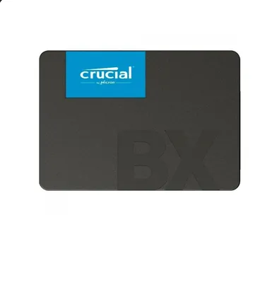 SSD Crucial BX500, 500GB Sata III, Leitura 550MBs, Gravação 500MBs, CT500BX500SSD1